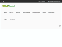Tablet Screenshot of nobleecotech.com